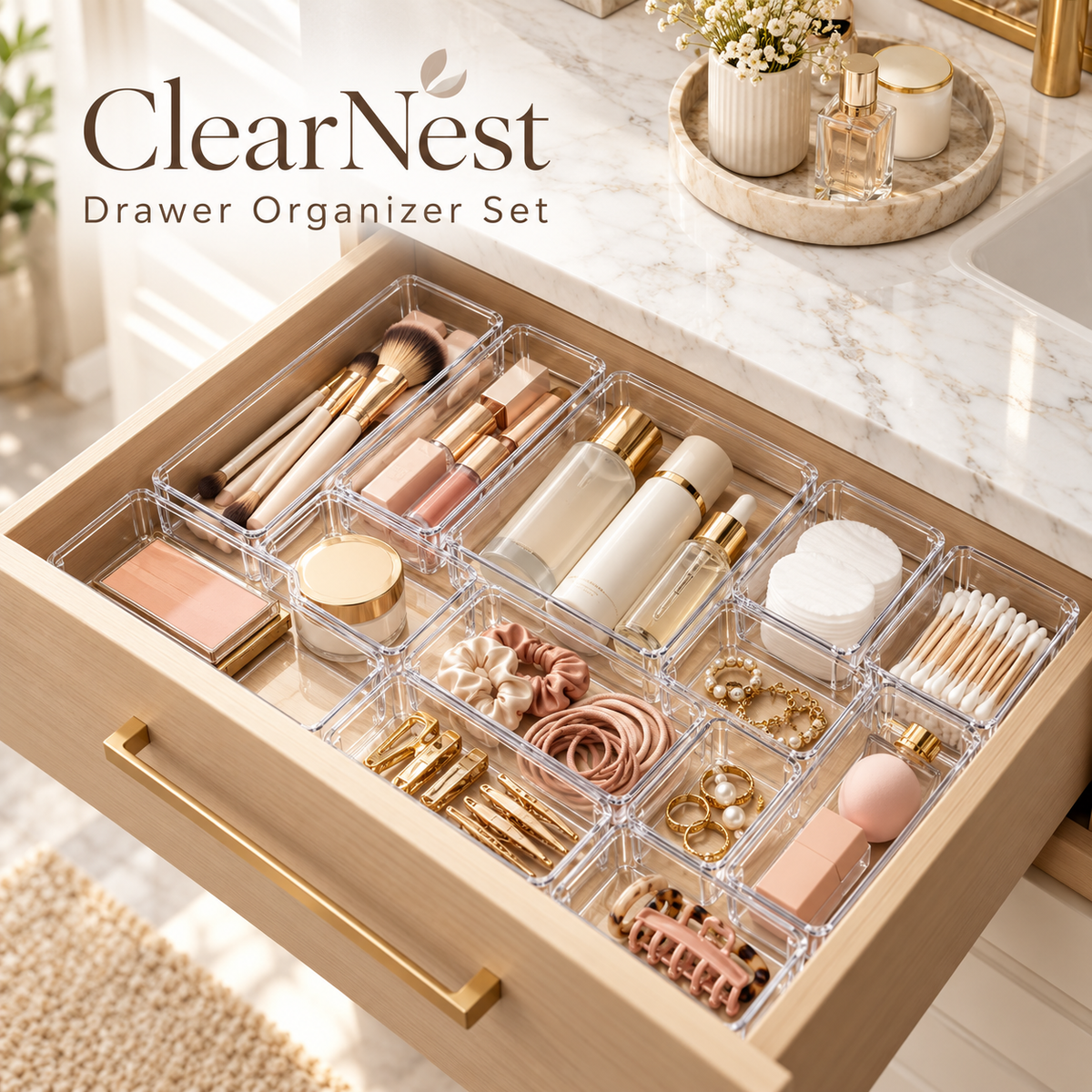 nbloop ClearNest Drawer Organizer Set